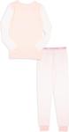 Длинные брюки-пижама Calvin Klein для девочек, облегающий крой, 2 предмета, Crystal Pink - фото 2