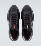 Кроссовки из лаковой кожи Prada, черный - фото 4