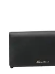 Кожаный кошелек Santoni, черный - фото 3