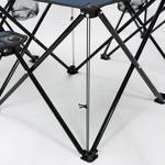 KIRKJUBØUR "Stjärna" набор из 5 походных стульев со столом темно-синего цвета - фото 9