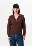 Джемпер Tommy Hilfiger SOFT CABLE , Legacy Brown/Brown - фото