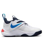 Кроссовки team hustle d 11 'white lemon twist blue' Nike, белый - фото 2