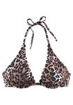 Треугольный топ бикини LASCANA Lexa, цвет Light brown/Dark brown - фото