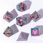 Аксессуары Hymgho Premium Gaming Sharp-Edge Polyhedral Dice Set: Captured Magic - Interstellar Vortex (7) - фото