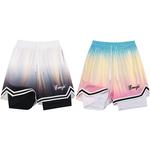 emoji Повседневные шорты унисекс с эмодзи, Градиент Черный - фото 20