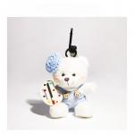 Whoops Плюшевый кулон Painter Little White Bear высотой 12 см - фото 9