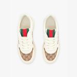 Низкие кожаные кроссовки Re-Web Gucci, белый - фото 2