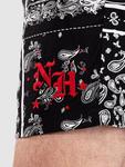 Шорты Ninth Hall Paisley Rayon Shorts, black - фото 5