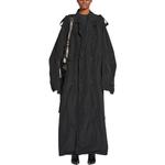 Пальто унисекс черное Balenciaga, черный - фото 3