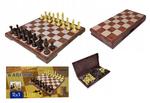 Шахматы, Магнитные шашки 2в1, W&K, большие - фото