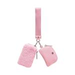 Lululemon Женский розовый кошелек из полиэстера, Pink - фото