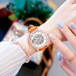 Женские часы KANGOL, черный ремешок, двусторонние ажурные - фото 9