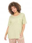 Футболка Ulla Popken, цвет pistazie - фото 2