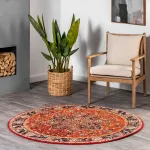 Коврик для внутреннего и наружного использования Patrice nuLOOM, 91x152 см, темно-оранжевый - фото 10