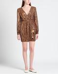Мини-платье Paperlace London, бронзовый - фото 2