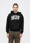 Толстовка HUF CRACKED ARCH REVERSE HOODIE UNISEX, Black - фото