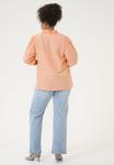 Блуза Kaffe Curve KCVITANA, Peach Nectar/Orange - фото 3