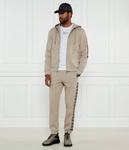 Спортивные штаны мужские Ea7 с лампасами, бежевый - фото 2