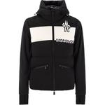 Moncler Grenoble Толстовка с капюшоном и логотипом, Black - фото