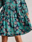 Платье Everly из джерси с цветочным принтом White Stuff, Navy/Multi - фото 3