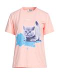 Футболка Msgm, розовый - фото