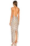 Платье Michael Costello x REVOLVE Coreen Gown, цвет Champagne & Black - фото 3