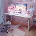 Стол компьютерный 280x60x75 см [Two-Person Table] White - фото