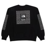 Толстовка Supreme x The North Face Crewneck, черный - фото 2