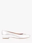 Балетки Jones Bootmaker Soleil Leather, серебряный - фото