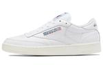 Кроссовки Reebok Club C 85 White Teal Burgundy Logo - фото