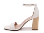 Сандалии Kelly & Katie Caital, white synthetic / raffia heel - фото 3