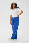 Брюки свободного кроя KAFFE CURVE, лазурный - фото 3