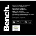 Двустороннее постельное белье «Скамейка» с надписью Bench., серый - фото 6