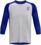 Мужская бейсбольная рубашка с рукавом 3/4 Under Armour, серый - фото 3