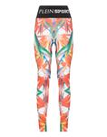 Леггинсы для бега PLEIN SPORT, белый/мультиколор - фото