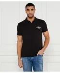 Футболка поло Regular fit Calvin Klein Jeans, черный - фото