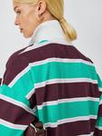 Оверсайз рубашка в полоску в стиле регби John Lewis ANYDAY, Multi Stripe - фото 6