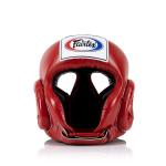 Шлем Fairtex Muay Thai Competition Headguard, черный - фото 6