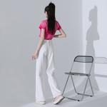 Джинсы Wen Shan женские, белые (до щиколотки) - фото 8