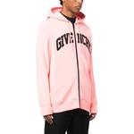 Футболка с логотипом Givenchy на молнии, розовая - фото 8