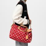 Скоростная P9 Бандульера 40 Монограмм Кожа Красный LOUIS VUITTON - фото 10