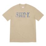 Футболка winter t-shirt 'tan blue' Supreme, бежевый - фото