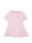 Платье с короткими рукавами Givenchy Kids, розовый - фото
