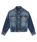 Джинсовая куртка Balmain, синий - фото