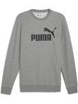 Свитер "ESS No.1 Logo Crew TR" серого цвета Puma - фото