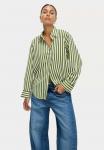 Блуза Marks & Spencer STRIPE BUTTON DOWN COLLARED, Green Mix/Mottled Green - фото