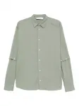 Рубашка на пуговицах Études Studio, зеленый - фото