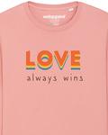 Свитер Watapparel Sweatshirt Love always wins, розовый - фото 4