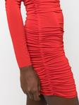 Giuseppe Di Morabito платье мини с воротником-хомутом, красный - фото 5