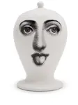 Сосуд 'l'antipatico', 14 см, Fornasetti, белый - фото